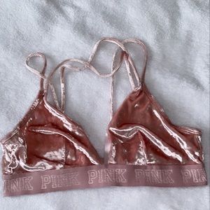 Pink Victoria’s Secret bralette